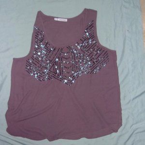 size  2 cami womens bling dress up tank top shirt!!…💖